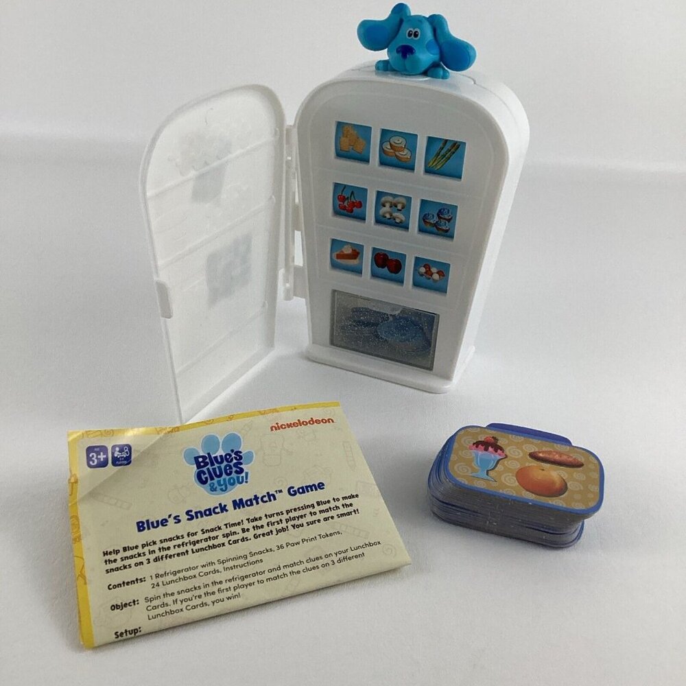 Blue's Clues & You Nickelodeon Snack Match Game Fridge Child 2020 Spin Master - Picture 2 of 9